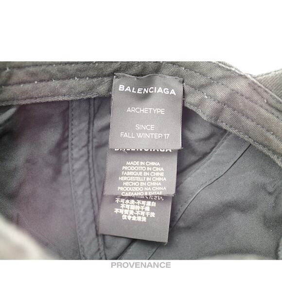 🔴 Balenciaga Political Campaign Cap Hat - Washed Black - Picture 11 of 11
